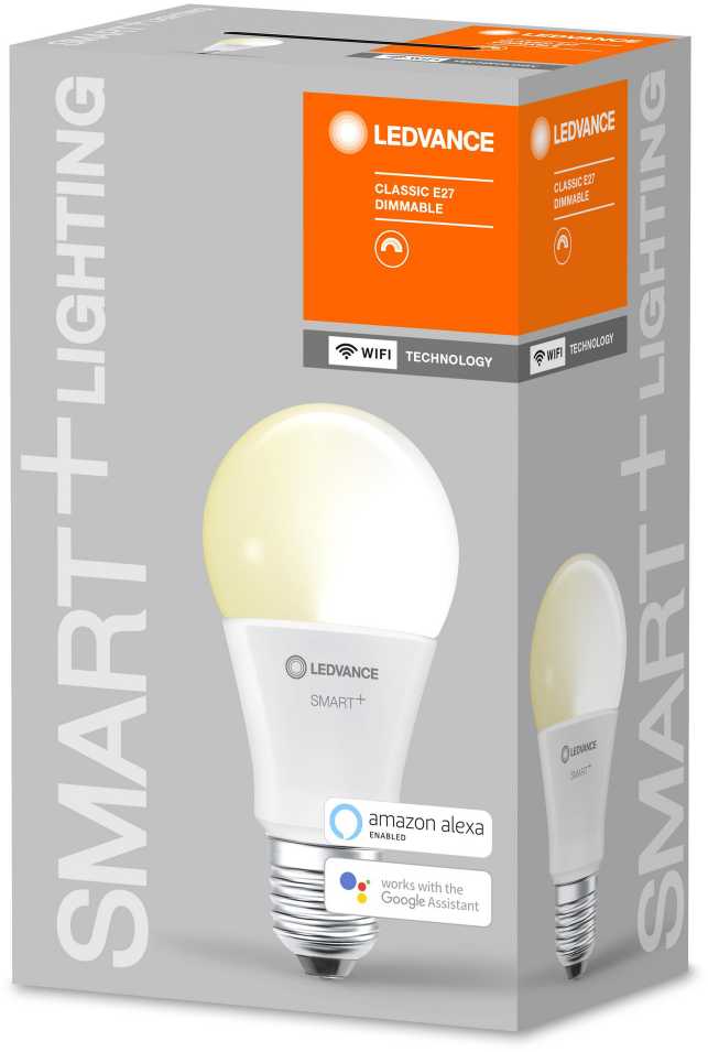 Ledvance Išmanioji LED lempa SMART WIFI, A60, 9W, E27, 806lm, dim