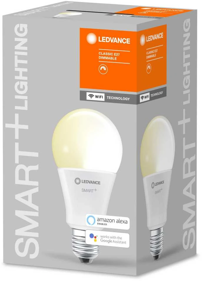 Ledvance 14W LED lemputė SMART WiFi, E27, 2700K, A70, 220°, dimeriuojama