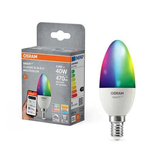 Osram LEMPUTĖ LED WIFI B40 E14 4.9W 470LM RGBW