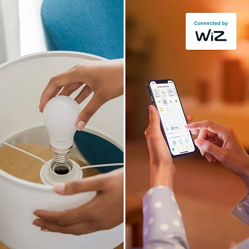 Viedā spuldze Philips Wiz LED, P45, 2200 - 6500 °K, E14, 4.9 W, 470 lm