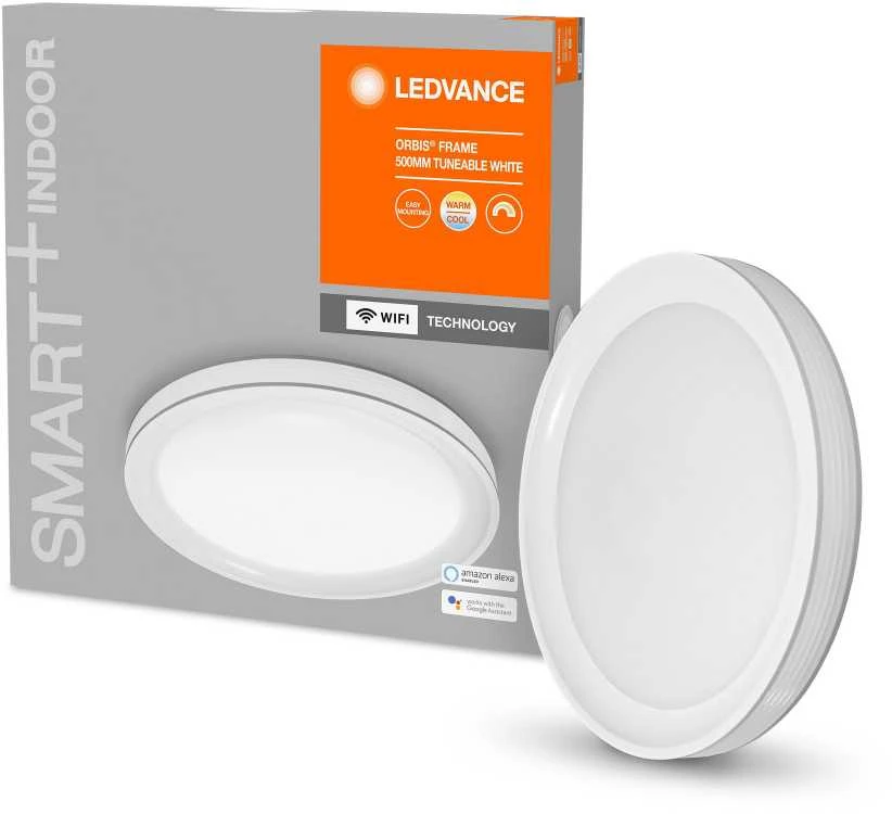 Lubinis šviestuvas Ledvance SMART+ WiFi Lubinis rėmelis Derinamas Baltas 32W 110° 3000-6500K 495mm, Baltas