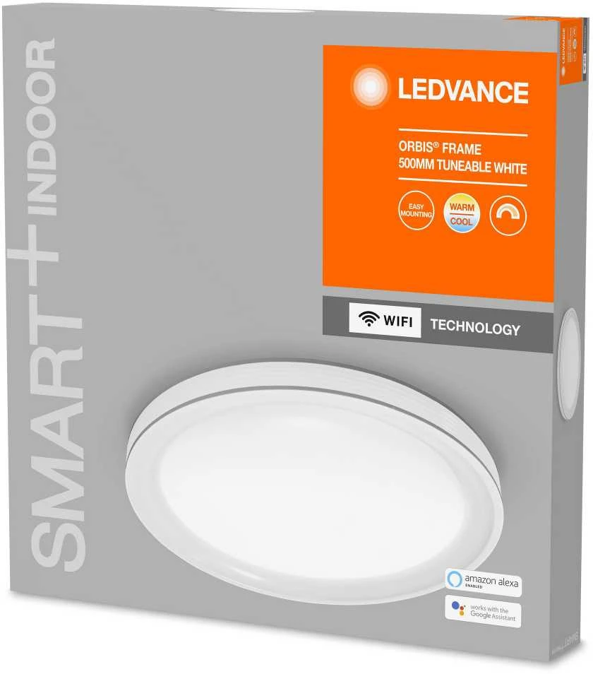 Lubinis šviestuvas Ledvance SMART+ WiFi Lubinis rėmelis Derinamas Baltas 32W 110° 3000-6500K 495mm, Baltas