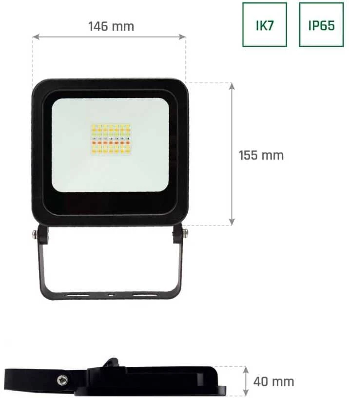 Spectrum PROŽ LED WIFI 24W 1800LM IP65 TW RGB