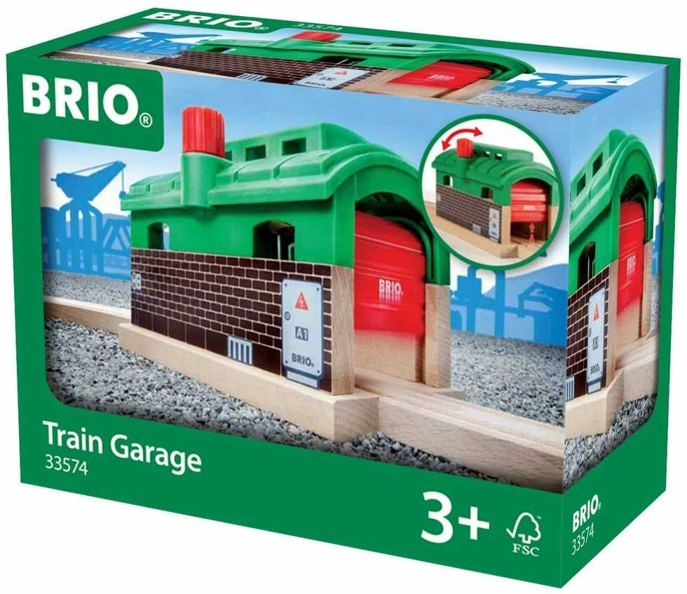 Ravensburger BRIO RAILWAY traukinio garažas, 33574000