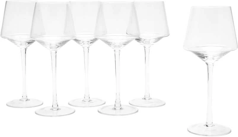 Domoletti VYNO TAURĖS 380 ML SKAIDRIOS TAURĖS 6 VNT.