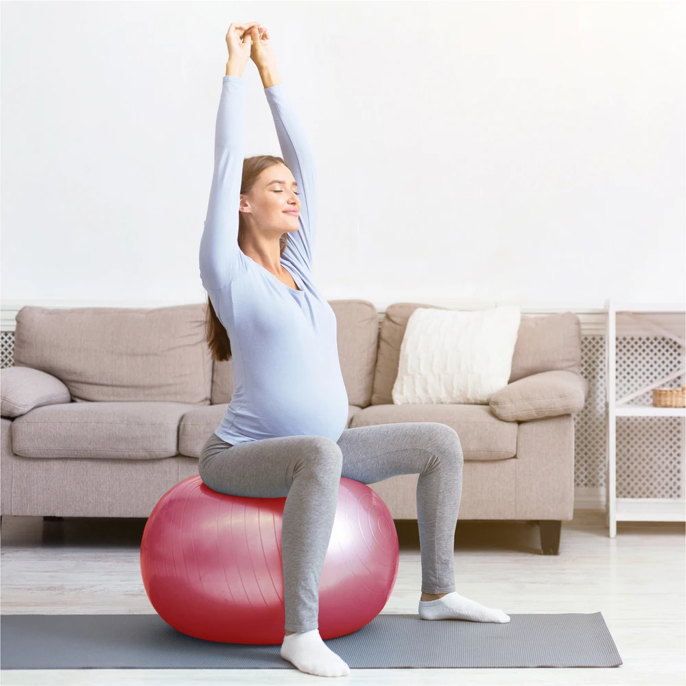 Nesprogst. gimnastikos kamuolys OUTLINER LS3222, Ø55 cm, PVC