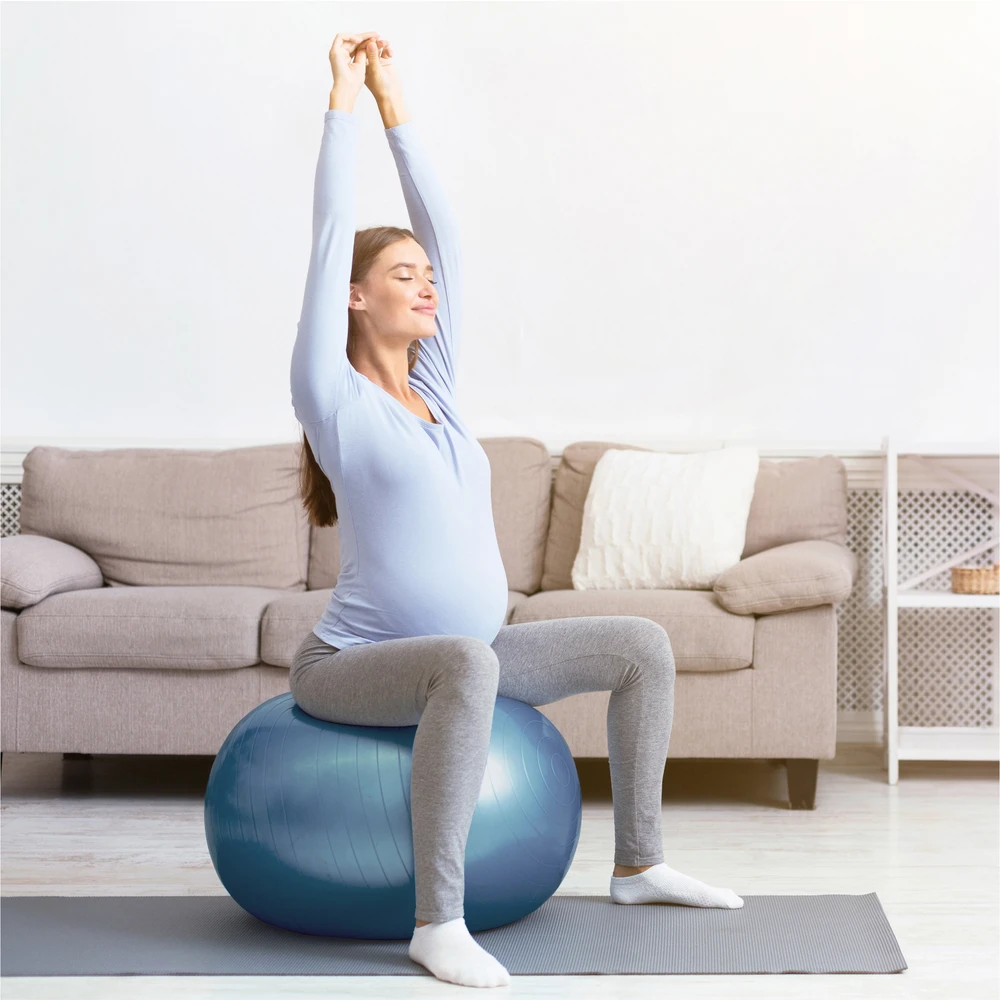 Nesprogst. gimnastikos kamuolys OUTLINER LS3222, Ø75 cm, PVC