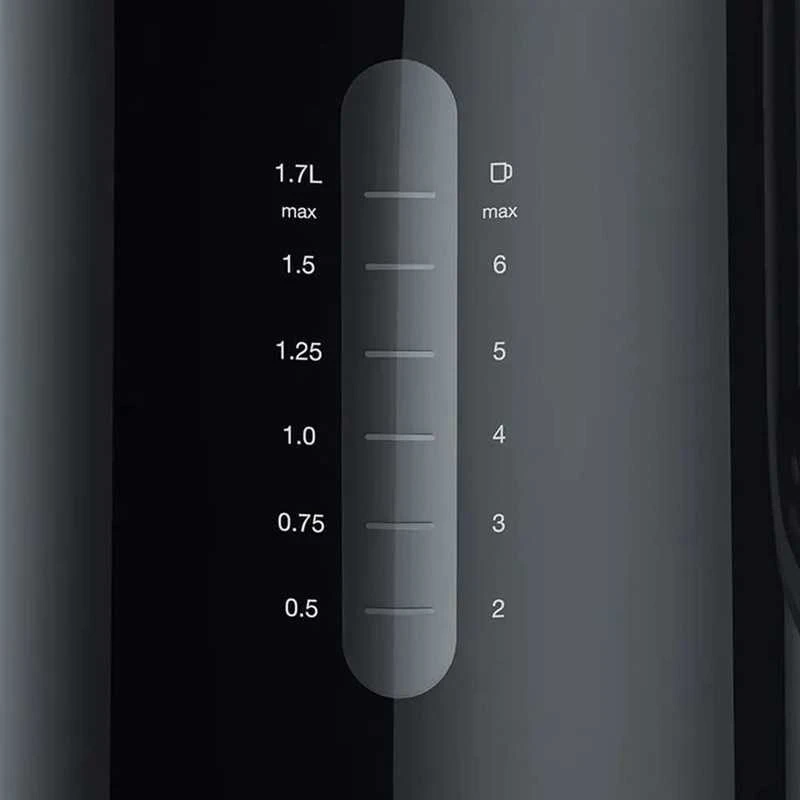 Virdulys Elektriskā tējkanna Braun WK1100BK, 1.7 l, melna krās.