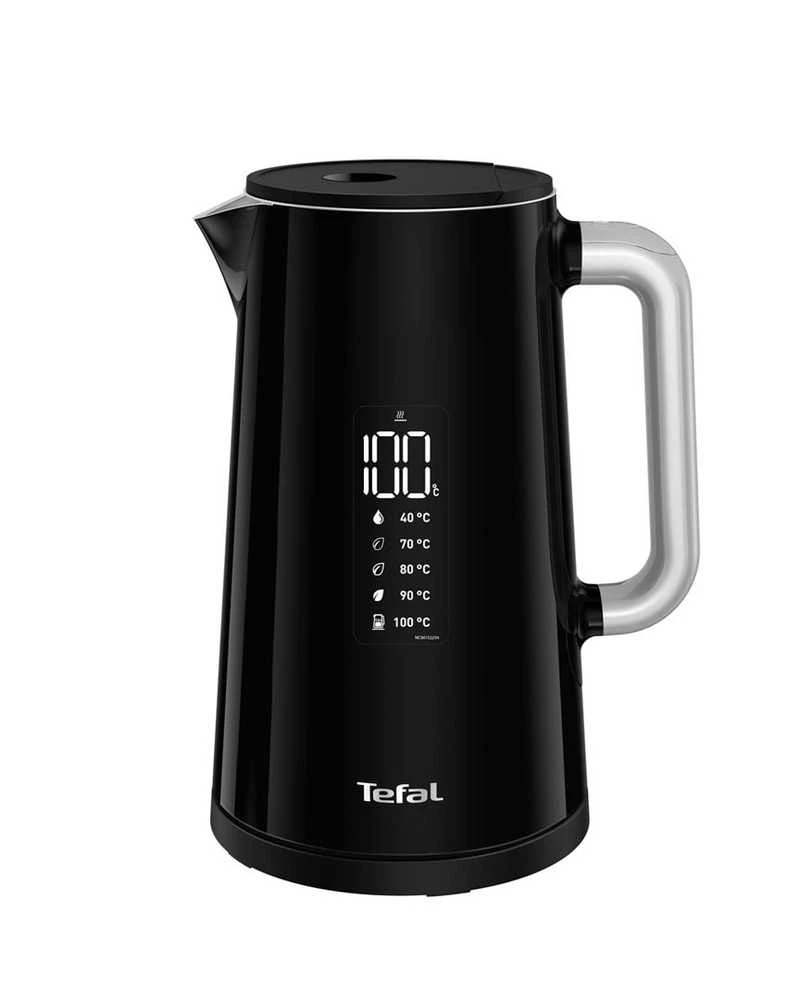 Virdulys Elektriskā tējkanna Tefal Digital KO851830, 1.7 l, melna krās.
