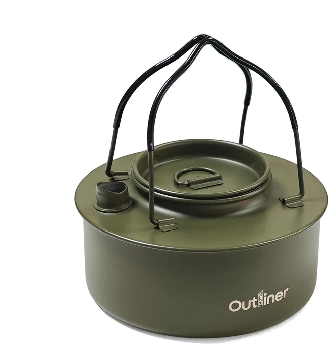Outliner TEAPOT TOURIST 0.9L STEEL Žalias