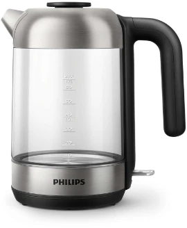 Philips Virdulys HD9339/80 2200W 1,7l, Krištolinis stiklas, šviesos būsenos indikatorius