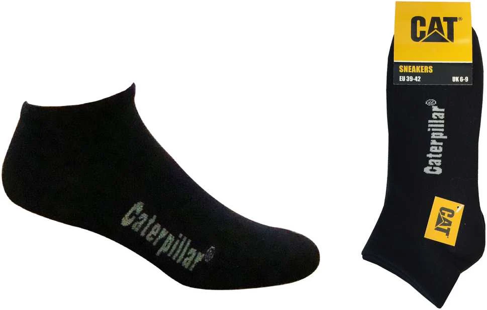 Vyriškos kojinės Cat AV50, baltos spalvos/juodos spalvos