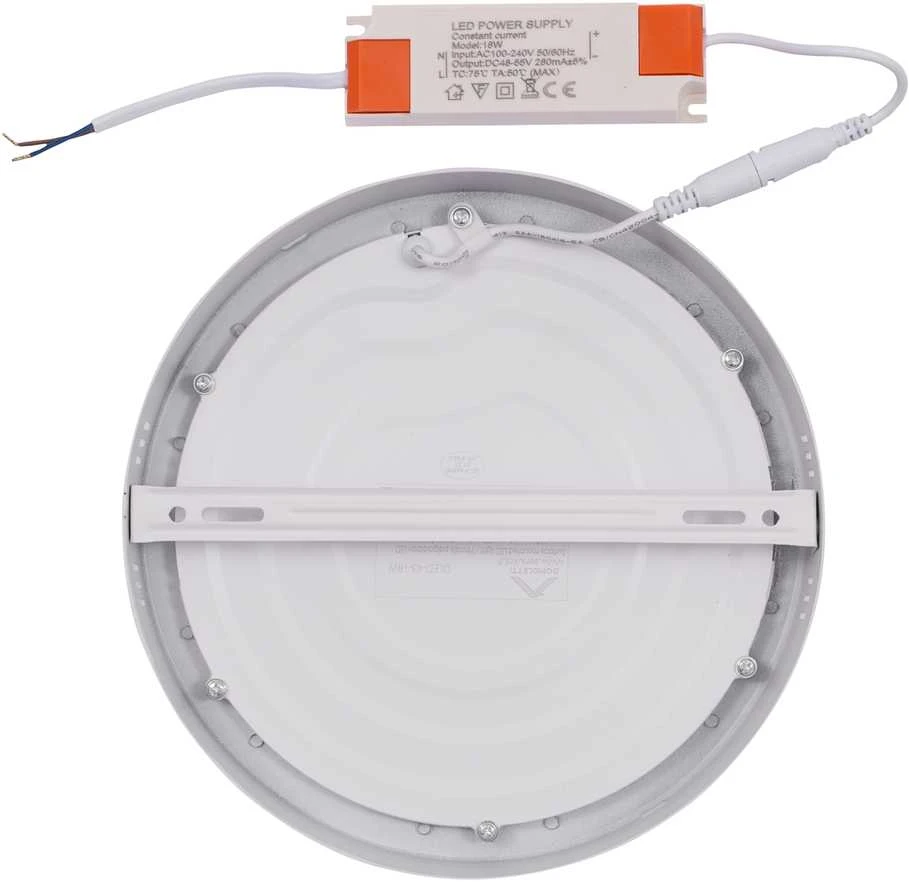 Lubinis šviestuvas Domoletti LED PANEL DLED-43 18W 3000K R