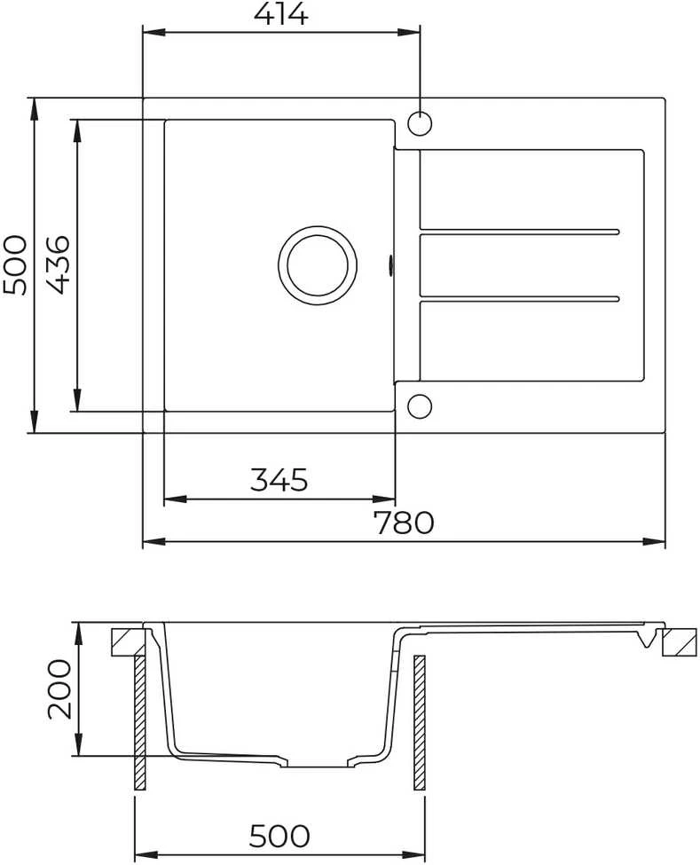 Aquasanita Plautuvė Akvasanita SQT101-601AW
