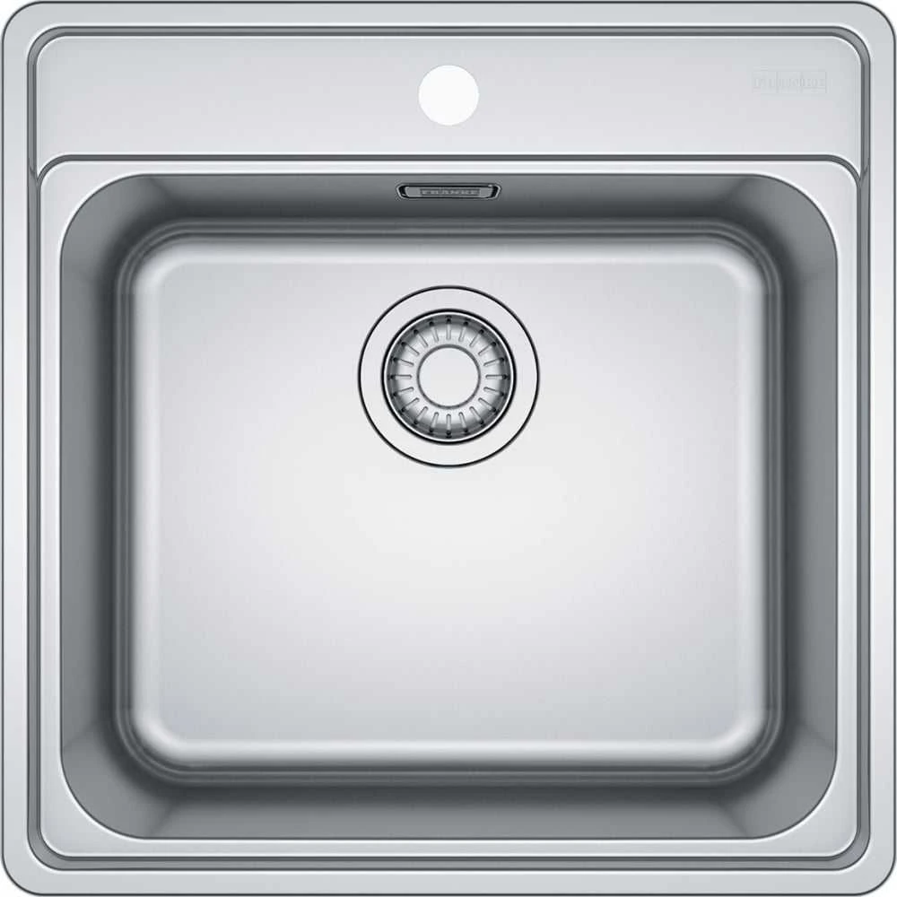 Virtuves izlietne Franke Bell BCX 610-51, nerūsējošais tērauds, 51 cm x 51 cm x 20 cm, nerūsējošā tērauda krās.