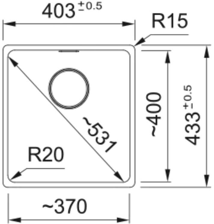 Plautuvė Franke MRG 110-37 kašmyras