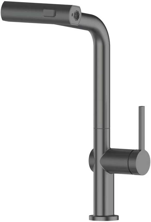 Virtuvinis maišytuvas Domoletti PULL-DOWN KITCHEN FAUCET GUNMETAL Juodas