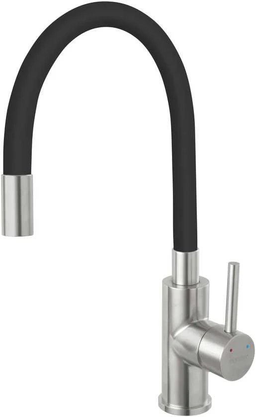 Plakiklis Virtuvinis maišytuvas Ferro Zorba Inox BZR4BSS, juodas