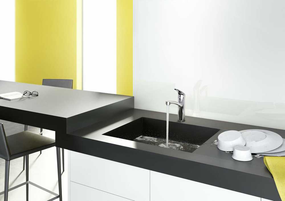 Hansgrohe „Focus 160“ virtuvinis maišytuvas, chromuotas