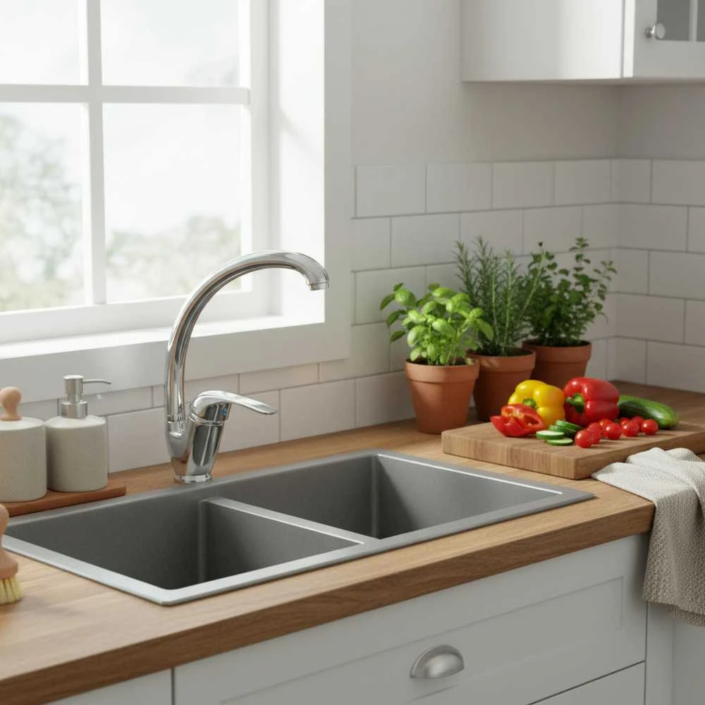Thema Lux Virtuvinis maišytuvas Sourcing KITCHEN FAUCET WITH HIGH BEAK L-18611
