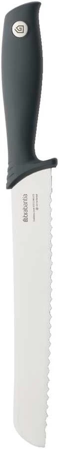 BRABANTIA Tasty+ duonos peilis, 20 cm, tamsiai pilkas