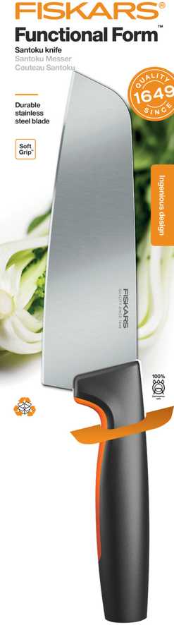 Virtuvinis peilis Fiskars, nerūdijantysis plienas