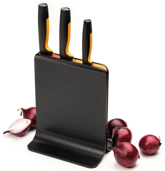 Virtuvinių peilių komplektas Fiskars Functional Form Plastic Peilis Set, 4 vnt.
