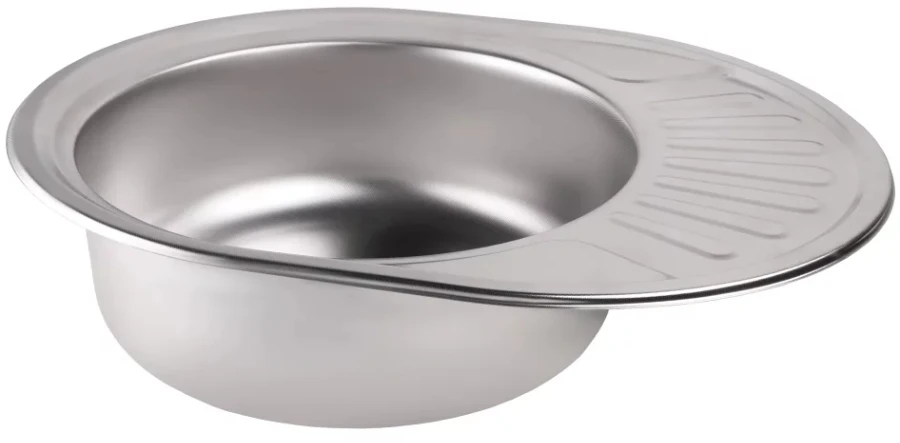 Virtuvės kriauklė AB 570x450x0.8mm Nerūdijančio plieno
