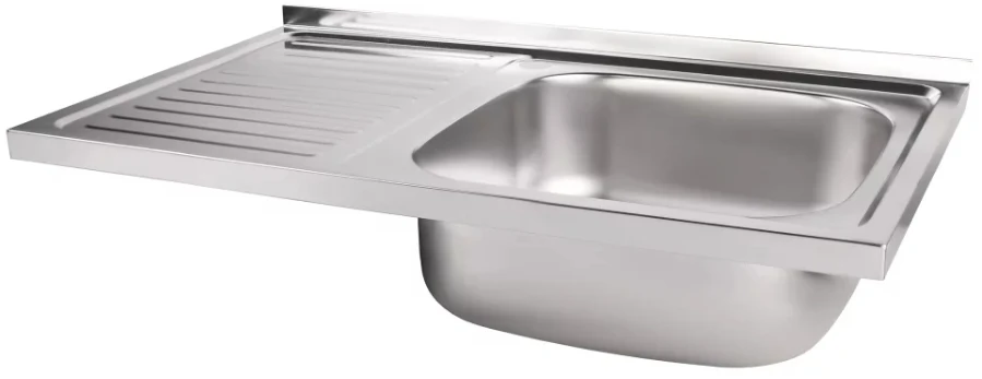 Virtuvės kriauklė AB 800x600mm Nerūdijančio plieno Uždedama
