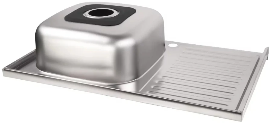 Virtuvės kriauklė AB 800x600mm Nerūdijančio plieno Uždedama