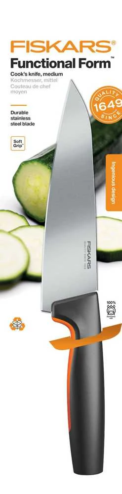 Virtuvinis peilis Fiskars, nerūdijančio plieno