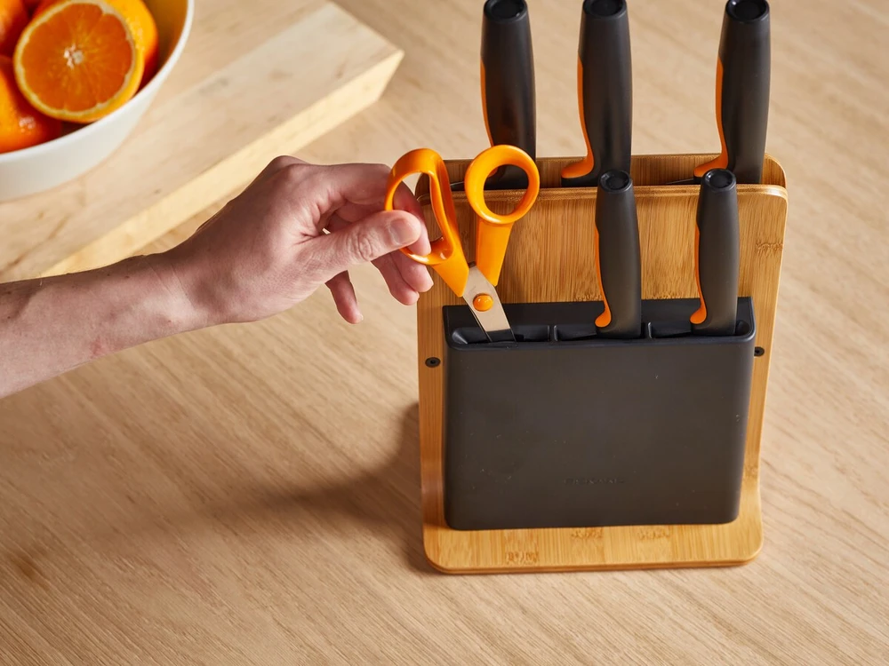 Virtuvinių peilių komplektas Fiskars 1057552, 5 vnt.
