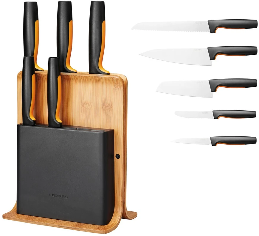 Virtuvinių peilių komplektas Fiskars 1057552, 5 vnt.