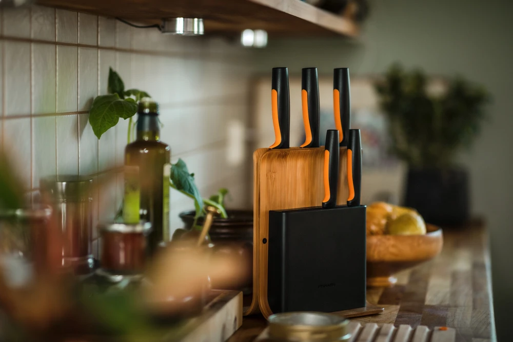 Virtuvinių peilių komplektas Fiskars 1057552, 5 vnt.