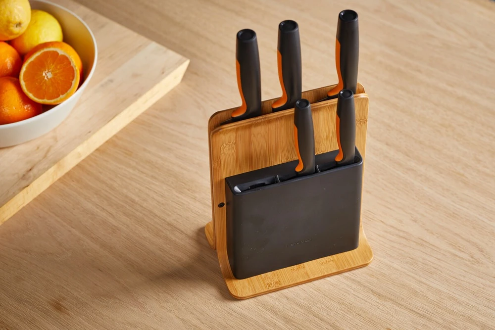 Virtuvinių peilių komplektas Fiskars 1057552, 5 vnt.