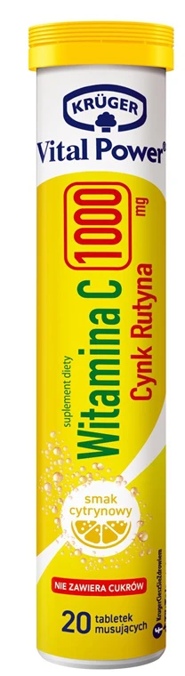 Kruger & Matz Vital_Power VITAMIN C 1000 MG WITH ZINC AND RUTIN 20