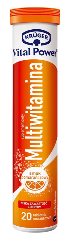 Kruger & Matz Vital_Power MULTIVITAMINS 20 EFFERVESCENT TABLETS