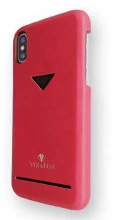 VixFox kortelės lizdo nugarėlė, skirta iPhone X/XS rubino raudonai
