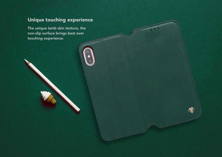 VixFox Smart Folio Case for Huawei P20 forest žalias