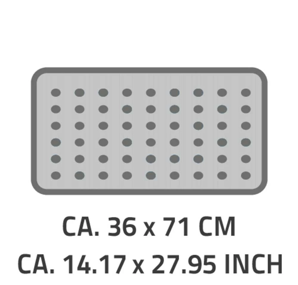 Vonios kilimėlis Ridder Promo 167501, baltas, 710 mm x 360 mm