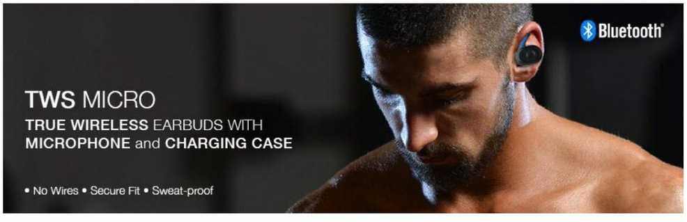 V.Silencer Ture Wireless Earbuds Baltas