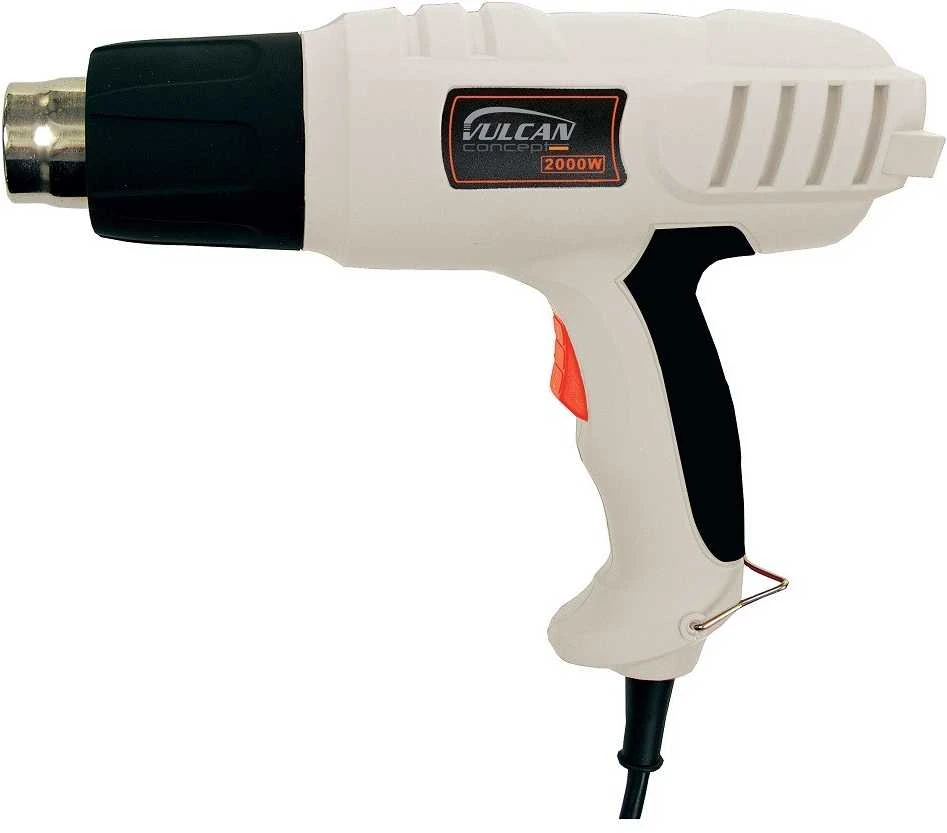 Vulcan techninis fenas Karšto oro pistoletas 2000 W, 2 greičiai, 400/550 °C