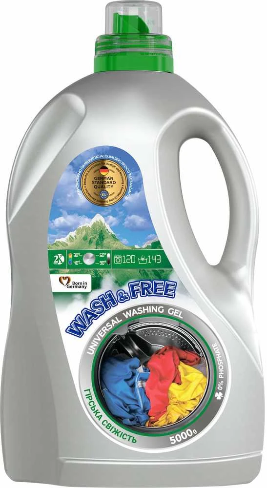 SKALBIKLIS SKYST WASH FREE UNIVER 5KG