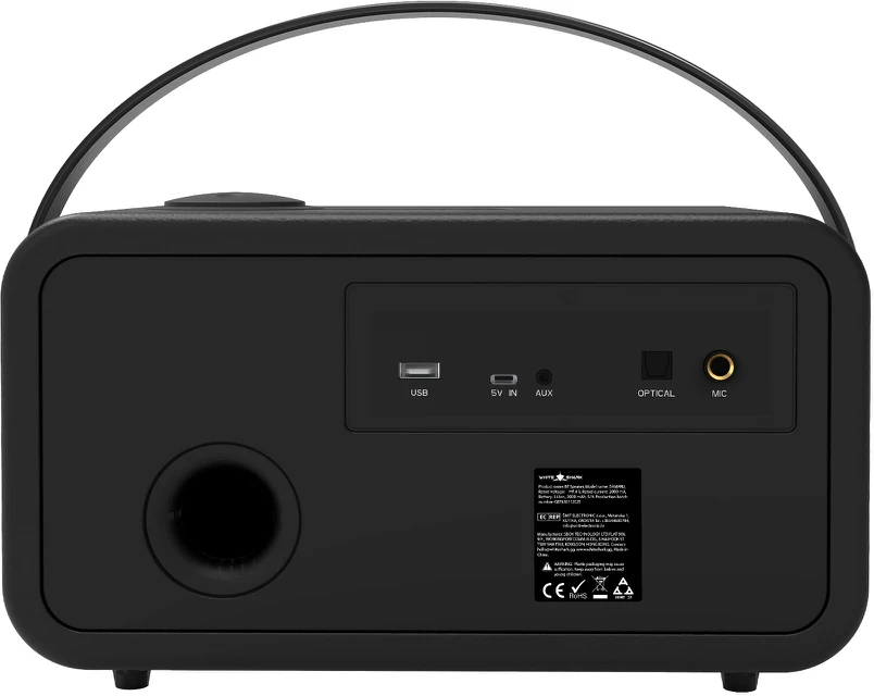 White shark Bluetooth kolonėlė Baltas Shark GBT-630 DAMARU, juoda
