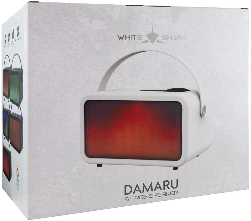 White shark Balta Bluetooth kolonėlė Baltas Shark GBT-630 DAMARU, 30 W RMS