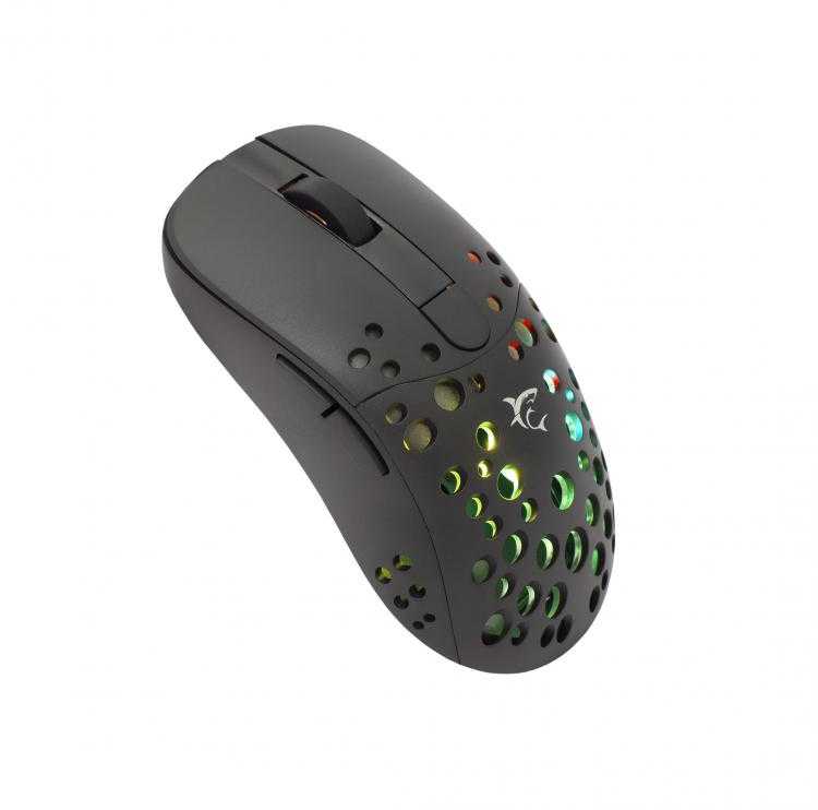 Žaidimų pelė White Shark Tristan, 12000 DPI, su RGB pašvietimu
