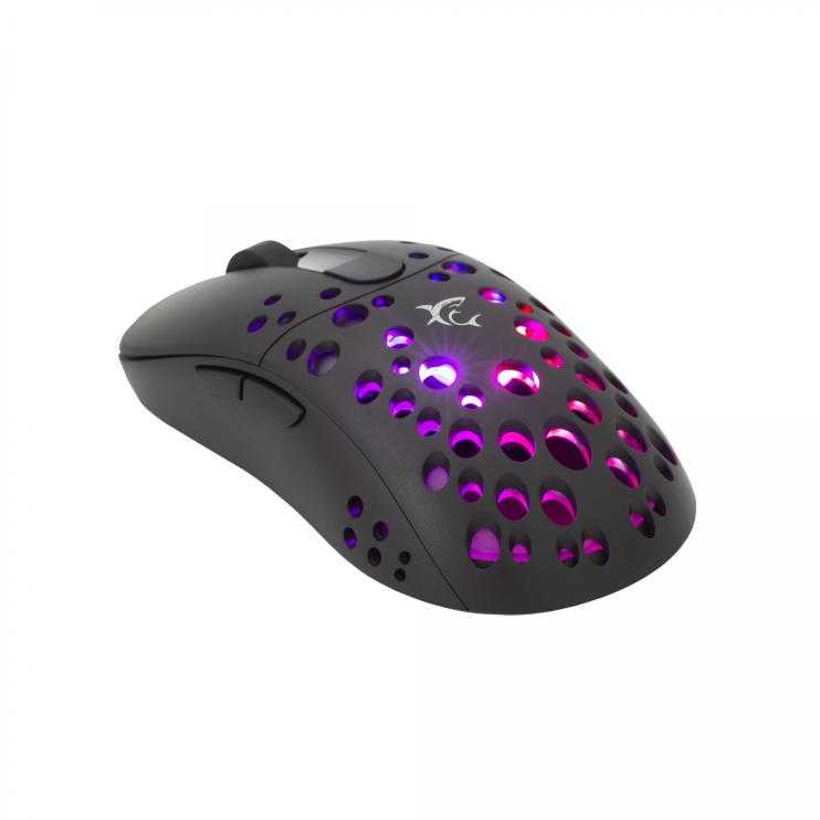 Žaidimų pelė White Shark Tristan, 12000 DPI, su RGB pašvietimu