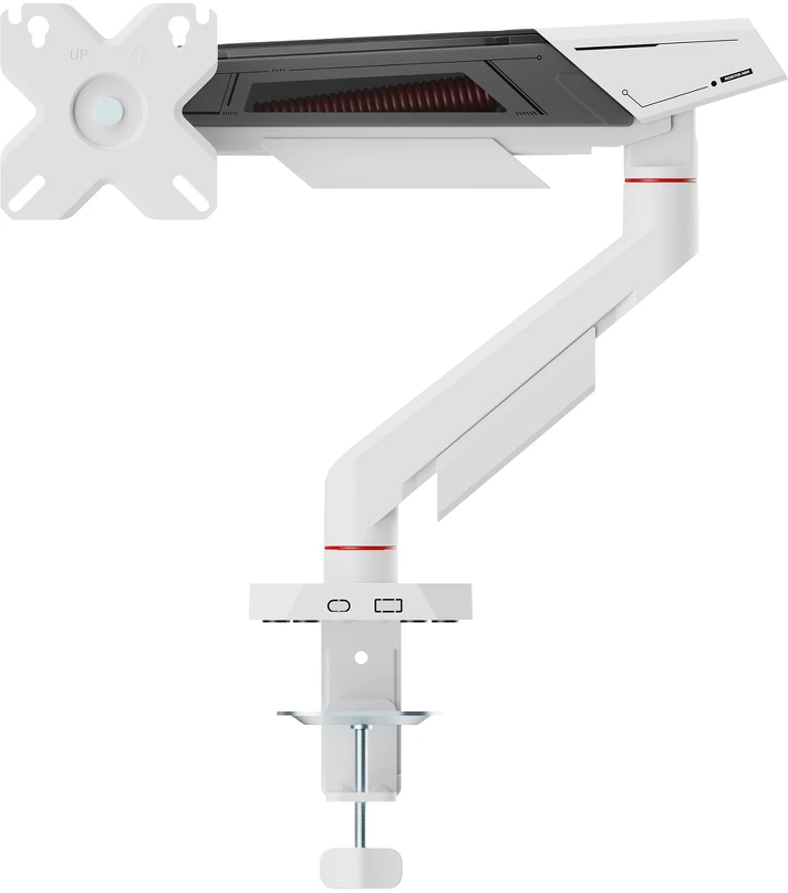 White shark Baltas Shark Baltas Shark KHUFU-I GMS-3210 / 1 Monitorius Desktop Mount