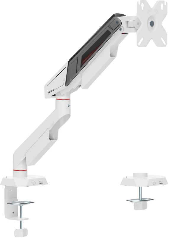 White shark Baltas Shark Baltas Shark KHUFU-I GMS-3210 / 1 Monitorius Desktop Mount