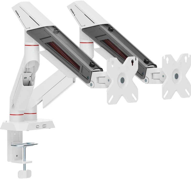 White shark Baltas Shark Baltas Shark KHUFU-II GMS-3211 / 2 Monitorius Desktop Mount